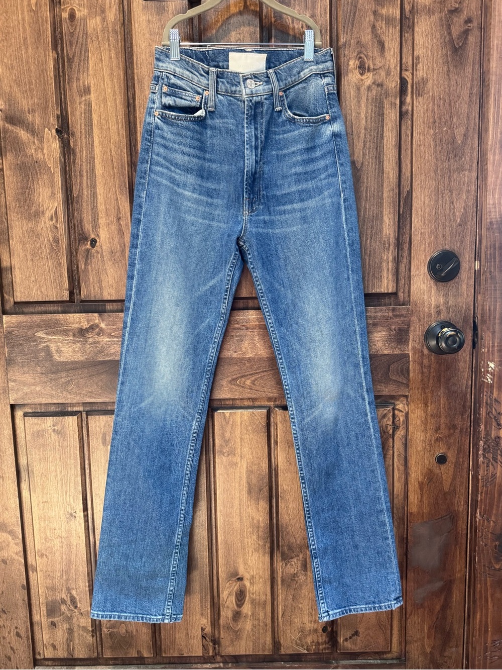 Mother - High Waisted Rider Skimp - wash:Cowboys Don’t Cry - size 26
